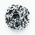 Charcoal donut